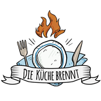 kueche brennt